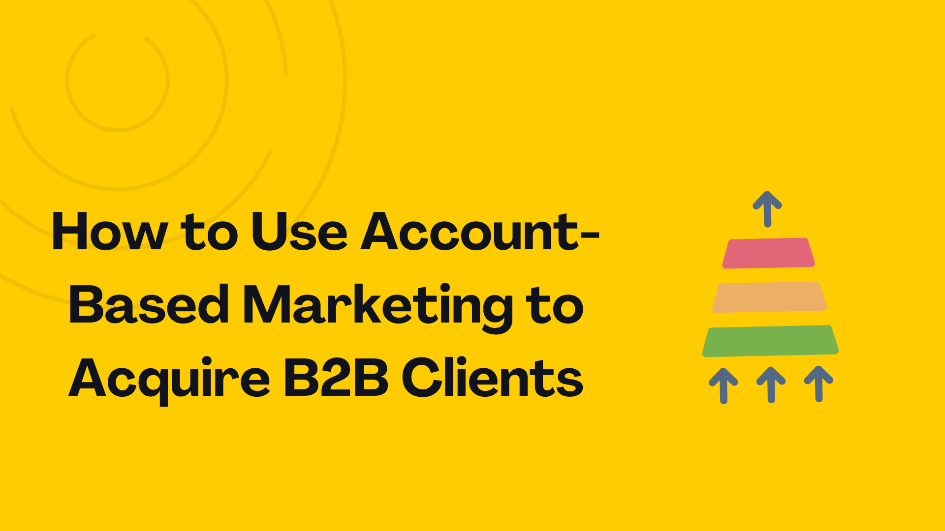 How to Use Account-Based Marketing to Acquire B2B Clients